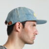 DENIM WASHED DAD HAT WITH FLAT BRIM - Image 4