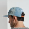 DENIM WASHED DAD HAT WITH FLAT BRIM - Image 5