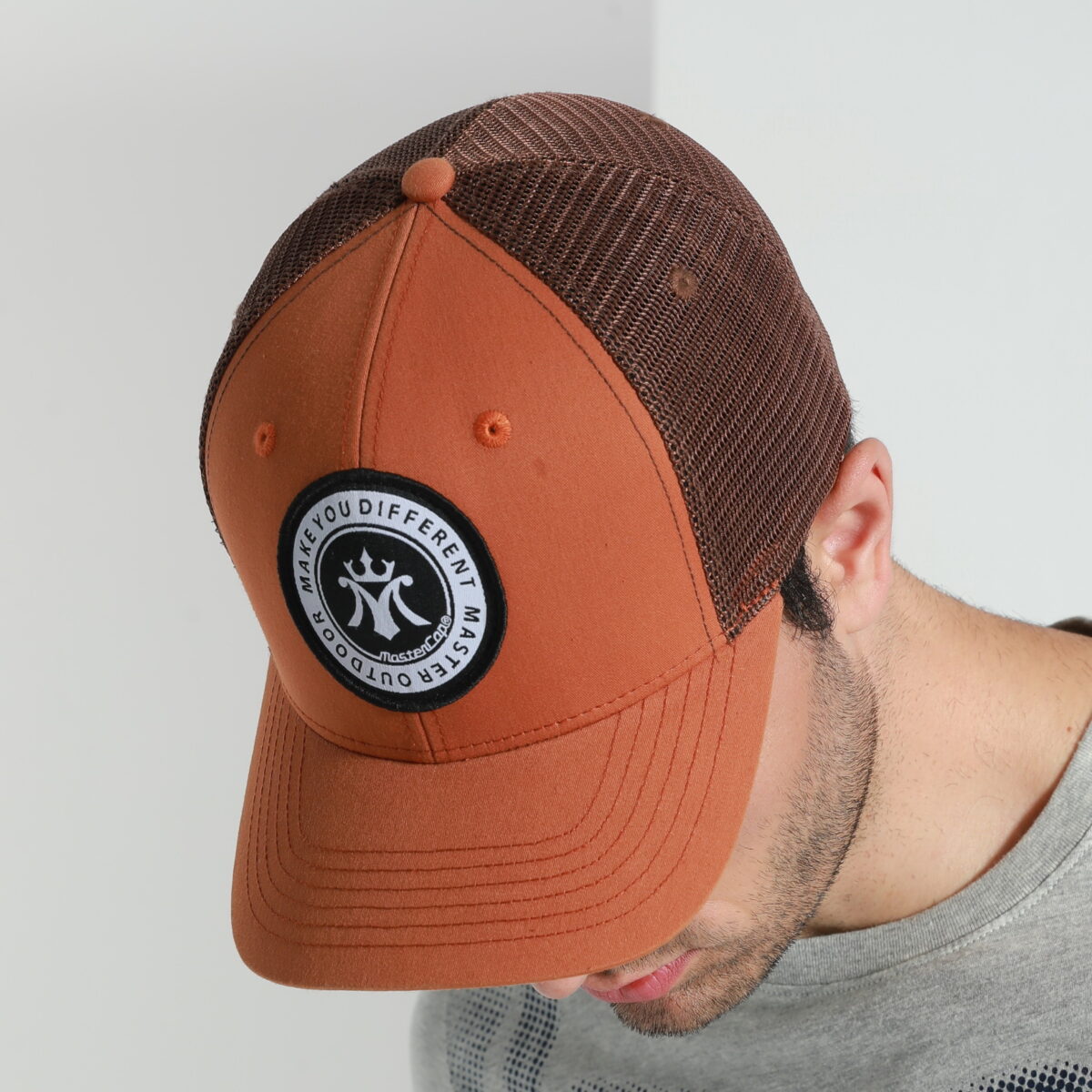 TRUCKER CAP WITH WOVEN PATCH - Master Headwear Ltd.