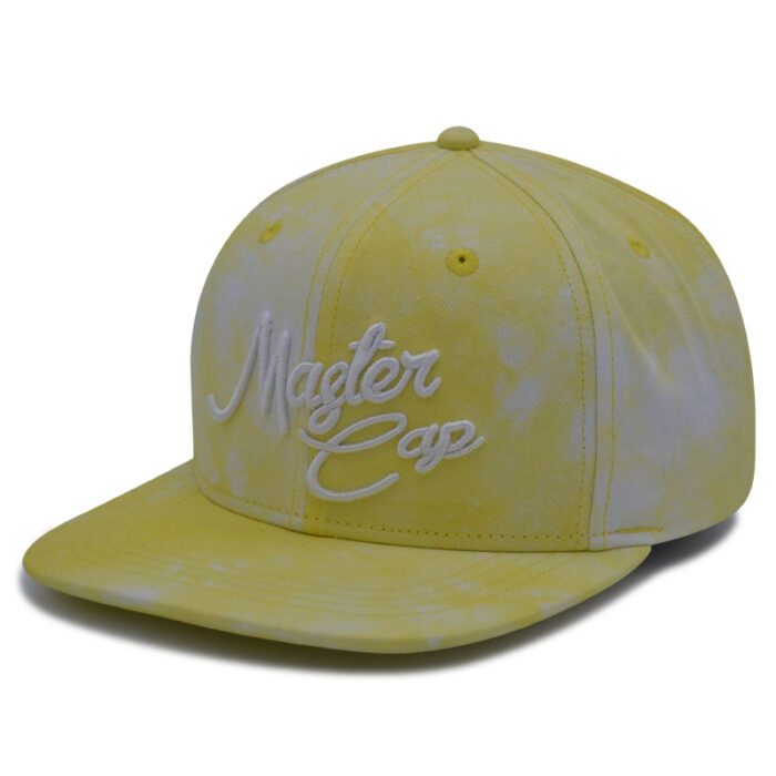 TIE-DYE SNAPBACK CAP W/ 3D EMBROIDERY