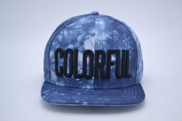 TIE-DYE SNAPBACK CAP W/ 3D EMBROIDERY - Image 2